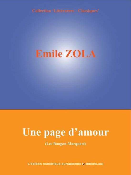 Une page d'amour - cover
