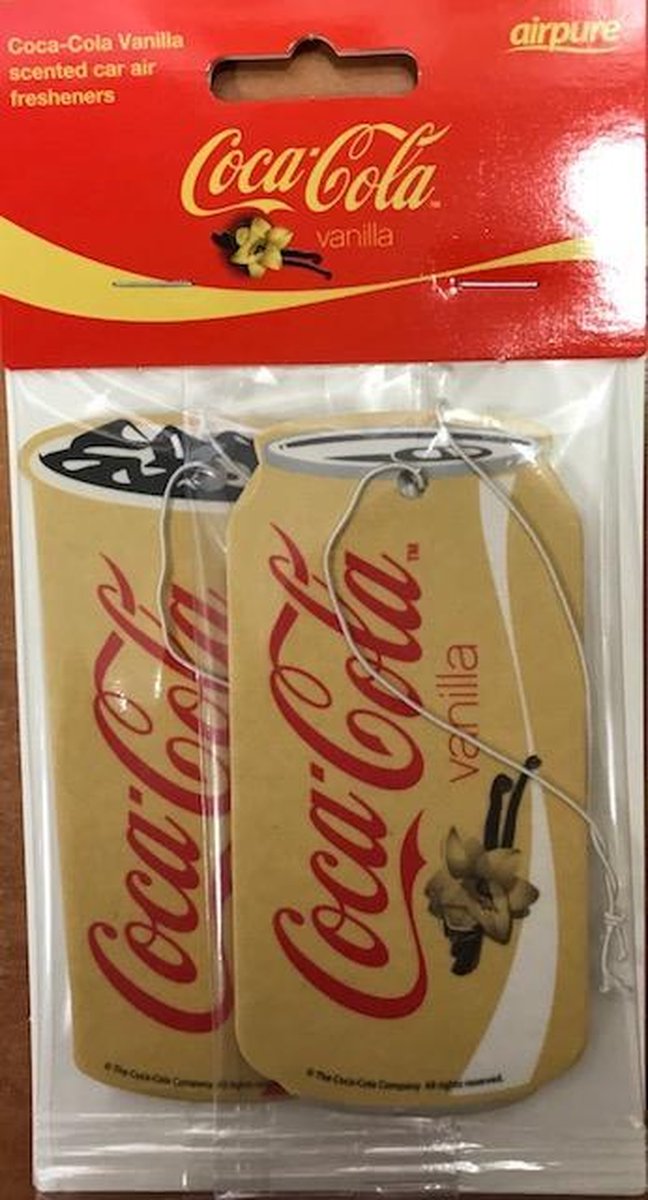 Goedkoopste Coca-Cola Vanilla air freshener 2-pack