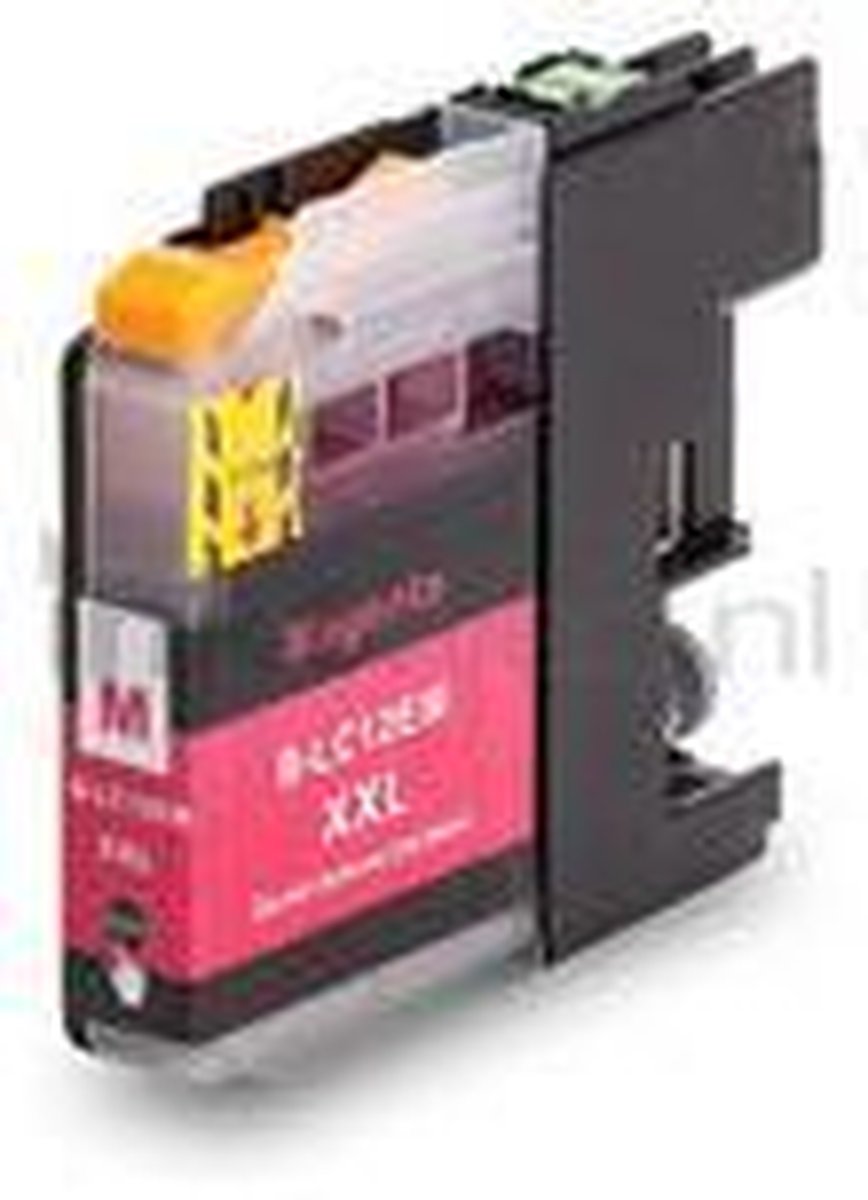 FLWR - Inktcartridge / LC-12EM / Magenta - Geschikt voor Brother