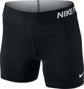 Nike Pro Short Dames Hardloopbroek - Maat L - Vrouwen - zwart/wit | bol.com