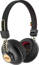 House of Marley Positive Vibration 2 koptelefoon - hoofdtelefoon met microfoon en 1knopsbediening - Rasta