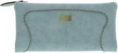 Portemonnee licht blauw met mooie details A-zone