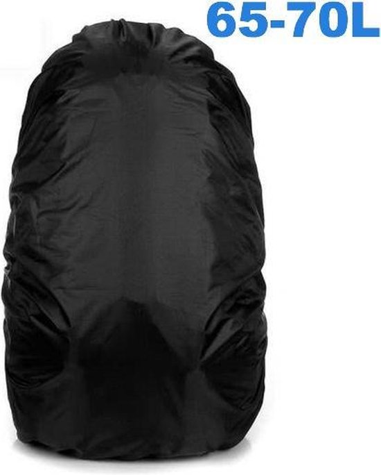 ongebruikt vorm Schots Flightbag Regenhoes Waterdicht voor Backpack Rugzak - 65-70 Liter Regenhoes  – Zwart | bol.com