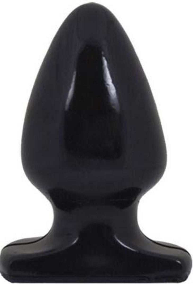 BP - Buttplug Large - Zwart - Lengte 11 cm - Diameter 60 mm