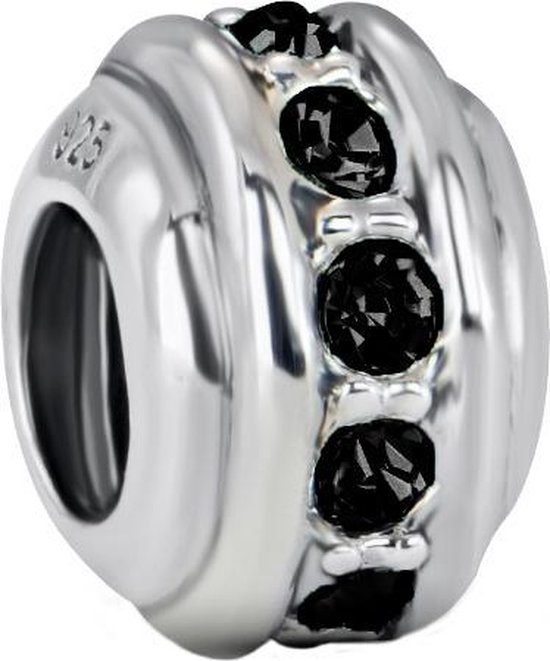 Quiges - 925 - Zilveren - Bedels -Sterling zilver - Beads - Ornament Kraal Charm - Geschikt – voor - alle bekende merken - Armband Z115