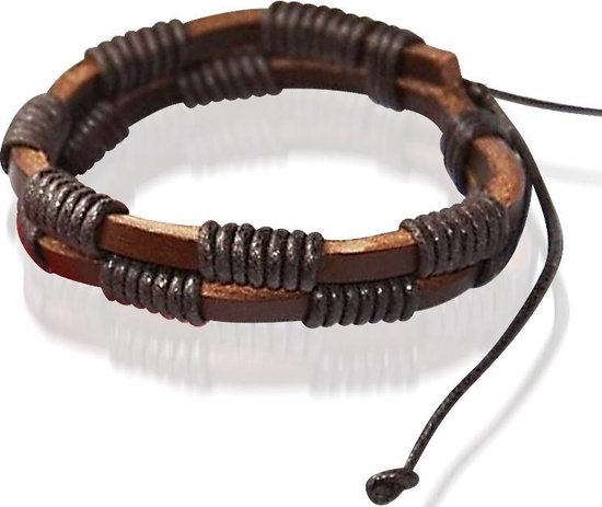 Montebello Armband Akla Brown - Leer - Verstelbaar