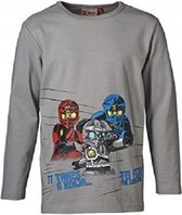 LEGO WEAR Longsleeve Ninjago  TONY 105 GRIJS MAAT 140