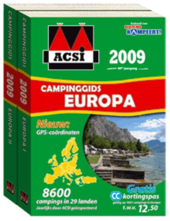 Cover van het boek 'ACSI Campinggids Europa 2009'