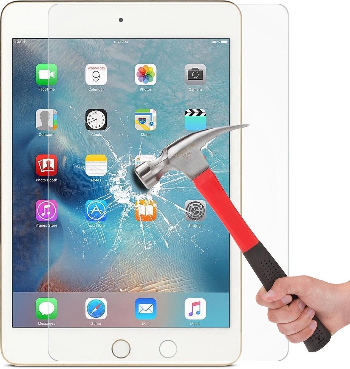iPad Pro 9,7 pouces iPad Air et iPad Air 2 Protection d'écran en verre  trempé | bol.com