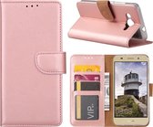Xssive Hoesje voor Huawei Y3 2018 - Book Case - geschikt voor 3 pasjes - Rose Goud