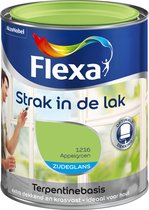Flexa Strak In De Lak Zijdeglans - Appelgroen - 0,75 liter