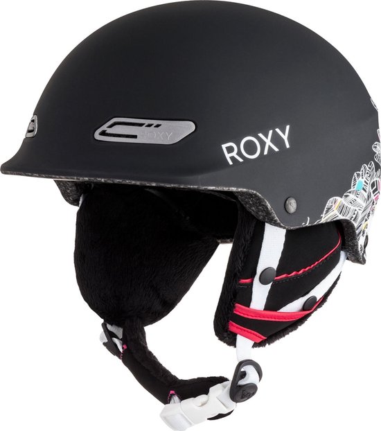 Kruik beneden Schat Roxy Power Powder Ski Helm Dames Skihelm - Vrouwen - zwart/roze/blauw/geel  Maat 58 | bol.com