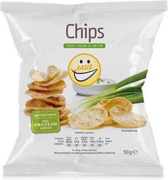 EASIS Chips (high protein & low calorie) 1 stuk Sour Cream & Onion