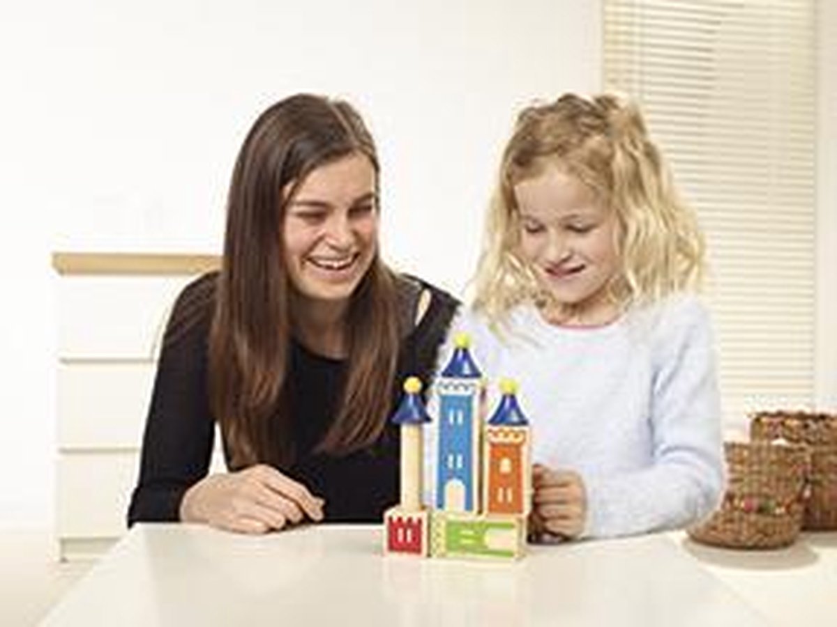 SmartGames Castle Logix - Houten Logisch Denkspel - 48 Ruimtelijke Bouwuitdagingen - Educatief Solospel - Vanaf 3 Jaar — afbeelding 4