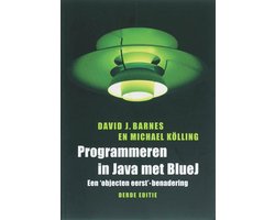 Omslag van Programmeren In Java Met Bluej