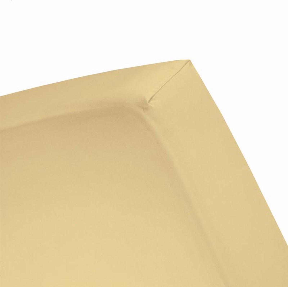 Damai - Hoeslaken (tot 25 cm) - Double Jersey - 140 x 200/210/220 - 150 x 200 cm - Lemon