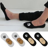FrontRunner Secret Socks | 4 paar Sokken | Wit maat 43-46 voor maat 41 - 43 valt kleiner uit
