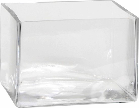 neerhalen Empirisch uitbarsting Mica Decorations - Accubak / Vaas Britt – H14cm - Transparant glas | bol.com