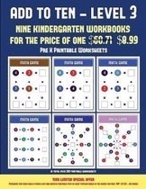 Pre K Printable Worksheets (Add to Ten - Level 3)