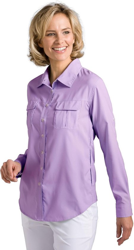 Coolibar - UV-beschermende blouse - lavendel - dames - maat 36 | bol.com
