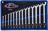 TecTake - Steekringsleutel set 14 delig - chroom-vanadium - 402495