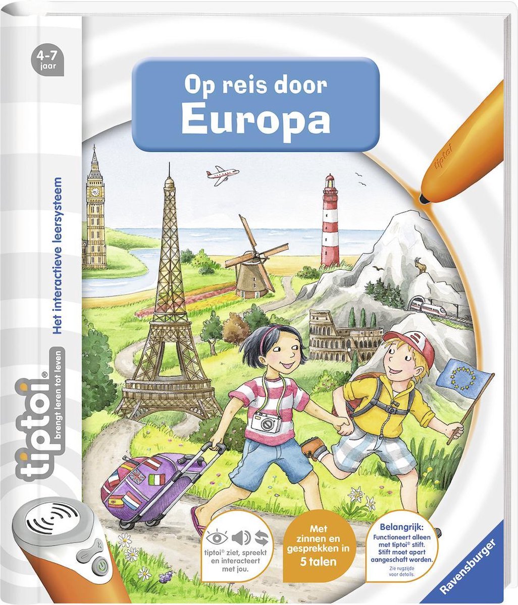 tiptoi® boek Op reis door Europa - Ravensburger - Leersysteem - Schrijver