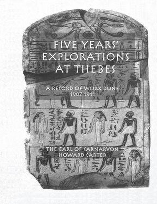 Five Years Exploration At Thebes - cover