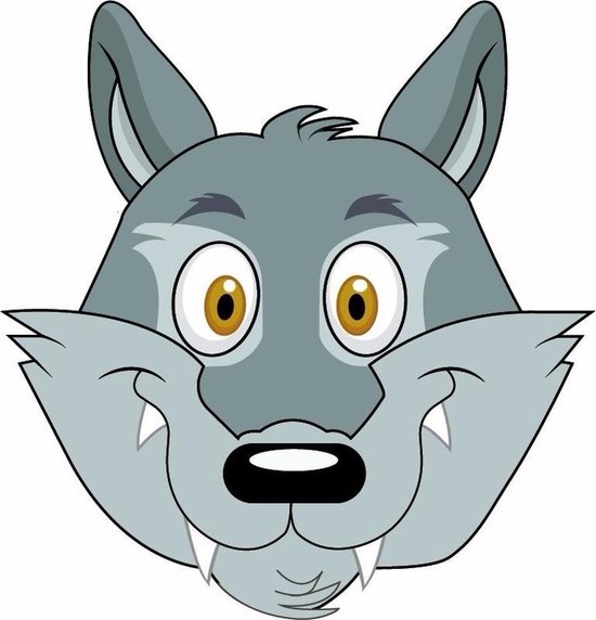 Kartonnen wolven masker voor kinderen | bol.com