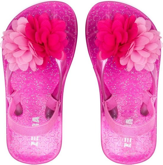 Kers Additief roterend Zebra Slippers Girls Mini Pink maat 22,5/23,5 | bol.com