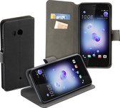 MP Case zwart book case style voor HTC U11 wallet case