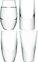 L.S.A. Lulu Vodkaglazen - Set van 4 Stuks - Transparant