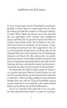 Pagina met tekst 'Academie van de Lynxen'. Nummer 7 onderaan.