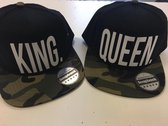 King & Queen Cap Camo