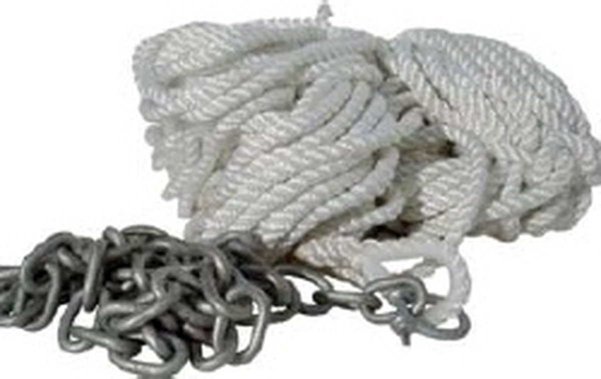 Ankertouw met ketting (8mm, 30 meter) (GS60040)