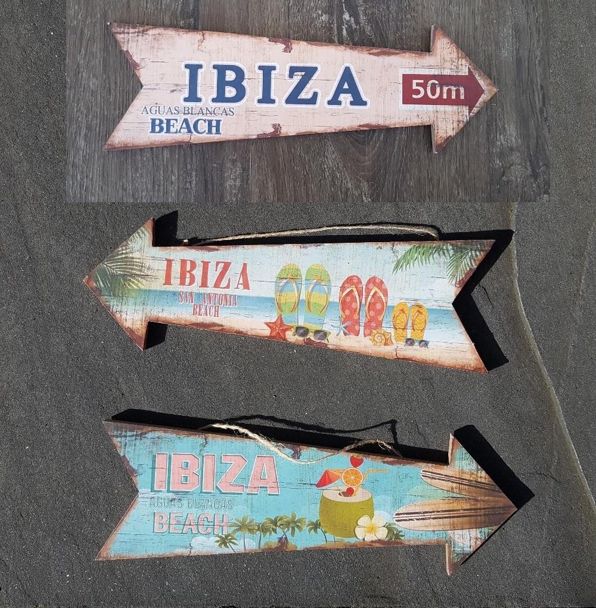 Ibiza borden set van 3 stuks | bol.com