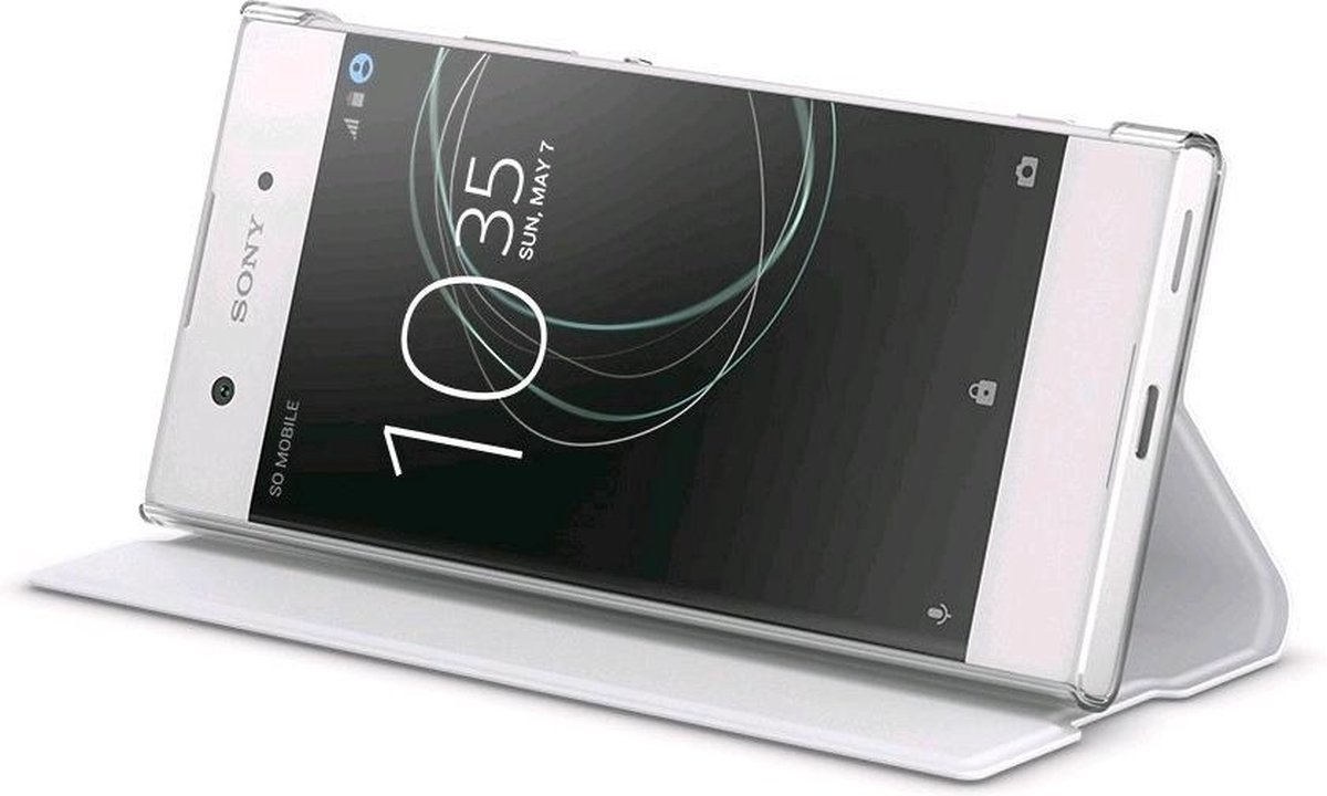Sony flip cover style - wit - voor Sony Xperia XA1