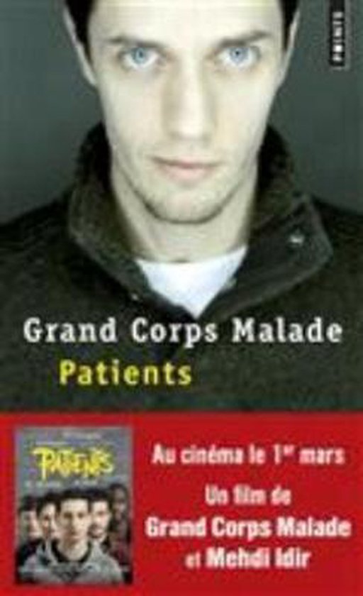 Affiche du film "Patients" avec Grand Corps Malade, "Au cinéma le 1er mars".
