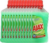 Ajax Allesreiniger - Limoen - 12 x 1l - Voordeelverpakking