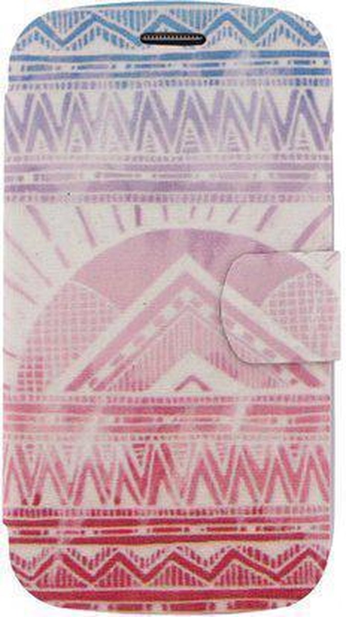 Xccess Book Stand Case Samsung Galaxy S3 Mini I8190 Aztec Pink