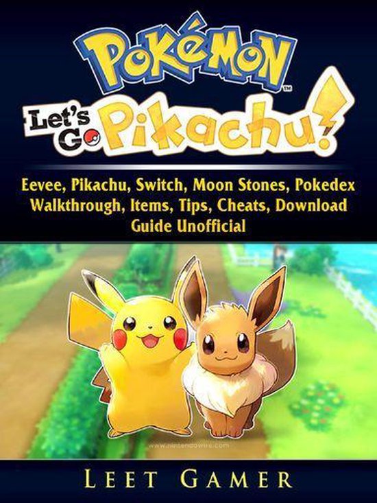 Pokemon Lets Go Eevee Pikachu Switch Moon Stones Pokedex Walkthrough Items Bol Com