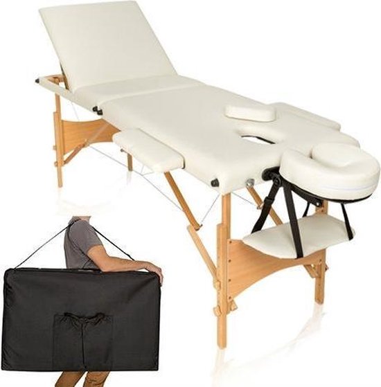 Inklapbare Massage Tafel 3 Zones - Mobiele Behandeltafel Massagebank  Verstelbaar Met... | bol.com