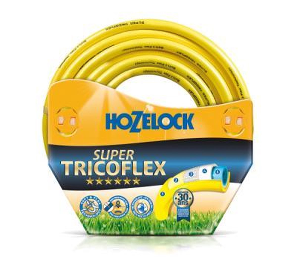 Hozelock 25m Garden Hose – 19mm Tricoflex, 4-Layer Tough, UV & Frost Proof