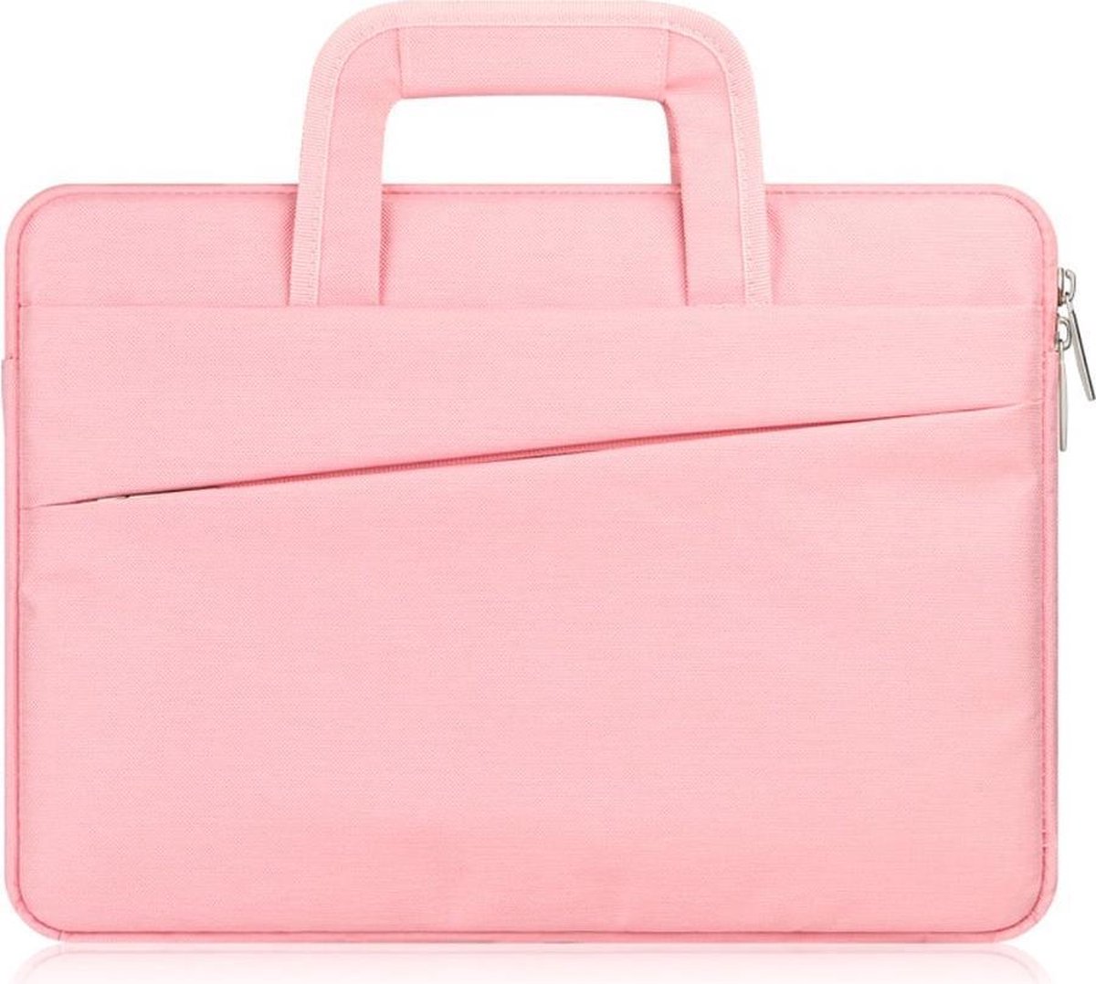 Shop4 - Geschikt voor 13 inch Laptop Sleeve met Handvaten - Business Roze