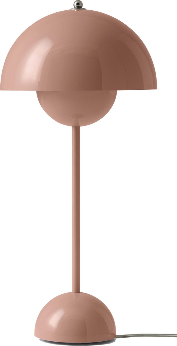 &Tradition Flowerpot VP3 Tafellamp – Beige – Rood
