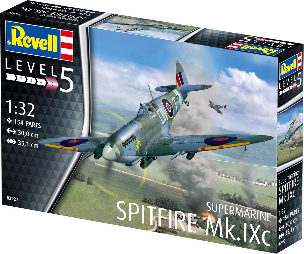 Revell Modelbouwpakket Vliegtuigen - 03927 Spitfire Mk.IXC Plastic - 1:32 - Modelbouw — afbeelding 9