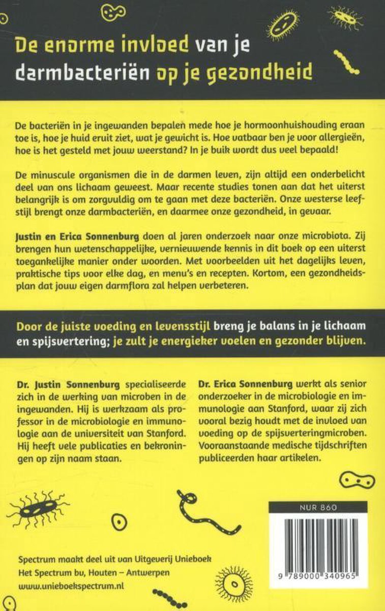 Het brein in je buik - back cover
