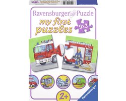 Ravensburger Speciale voertuigen- My First puzzles -9x2 stukjes - kinderpuzzel