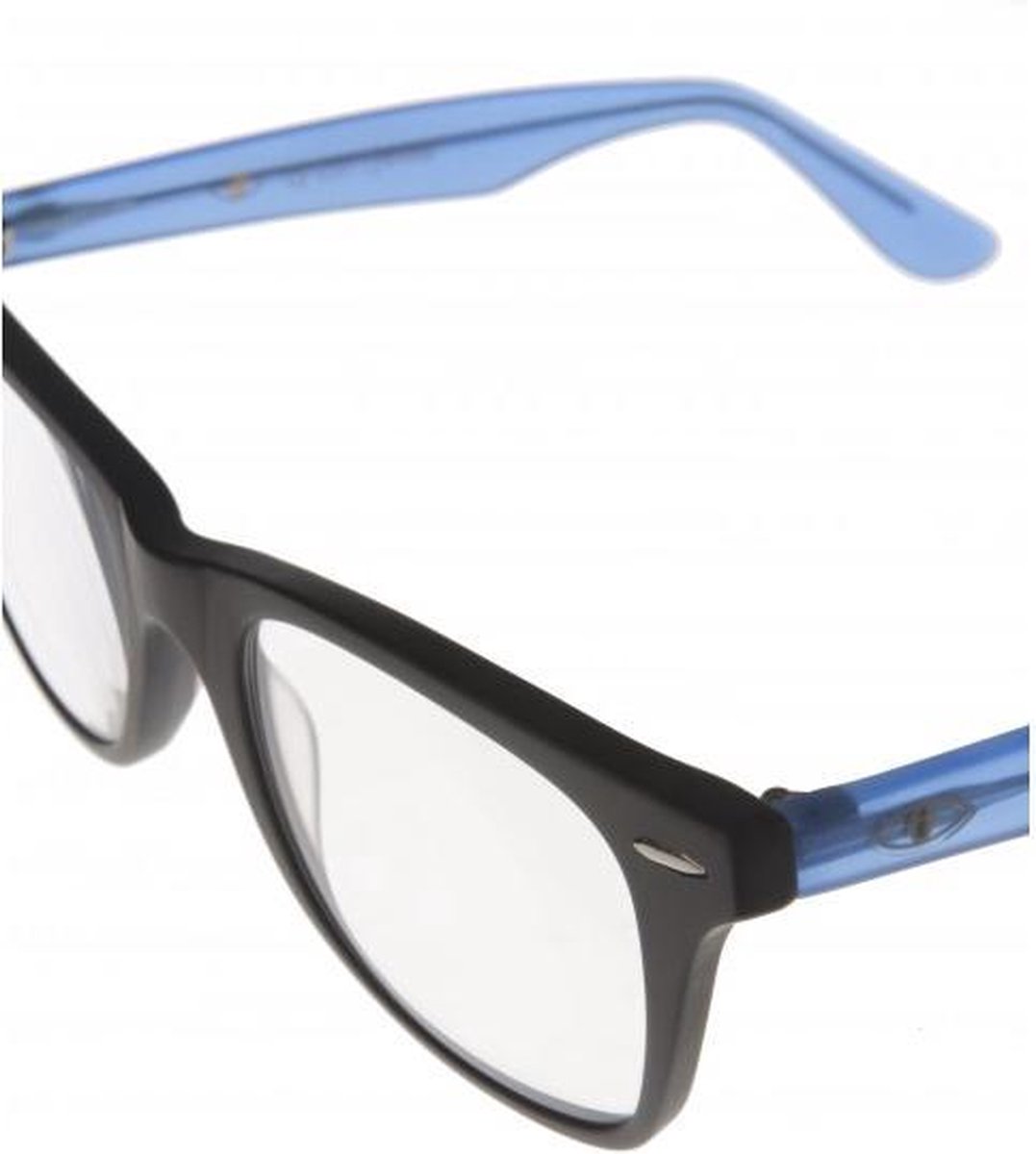 Icon Eyewear TCE806 WayeFarer Goldline Leesbril +1.50 Zwart montuur