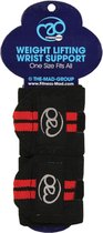 Fitness-mad Polssteun Zwart One Size 2 Stuks