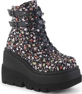 Demonia Plateau Laarzen -36 Shoes- SHAKER-52ST US 6 Zwart